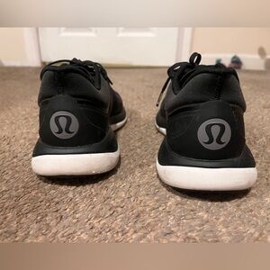 black lululemon sneakers size 8 barley worn